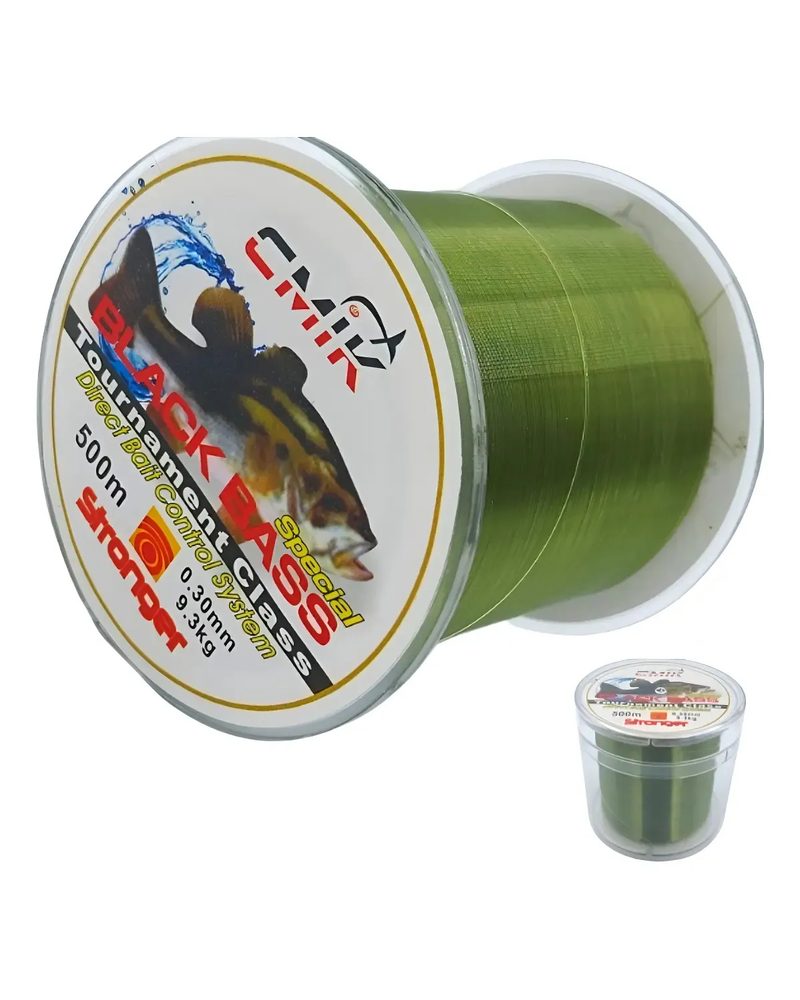 Linha Para Pesca CMIK 500m 0,20 Verde Musgo - foto 1