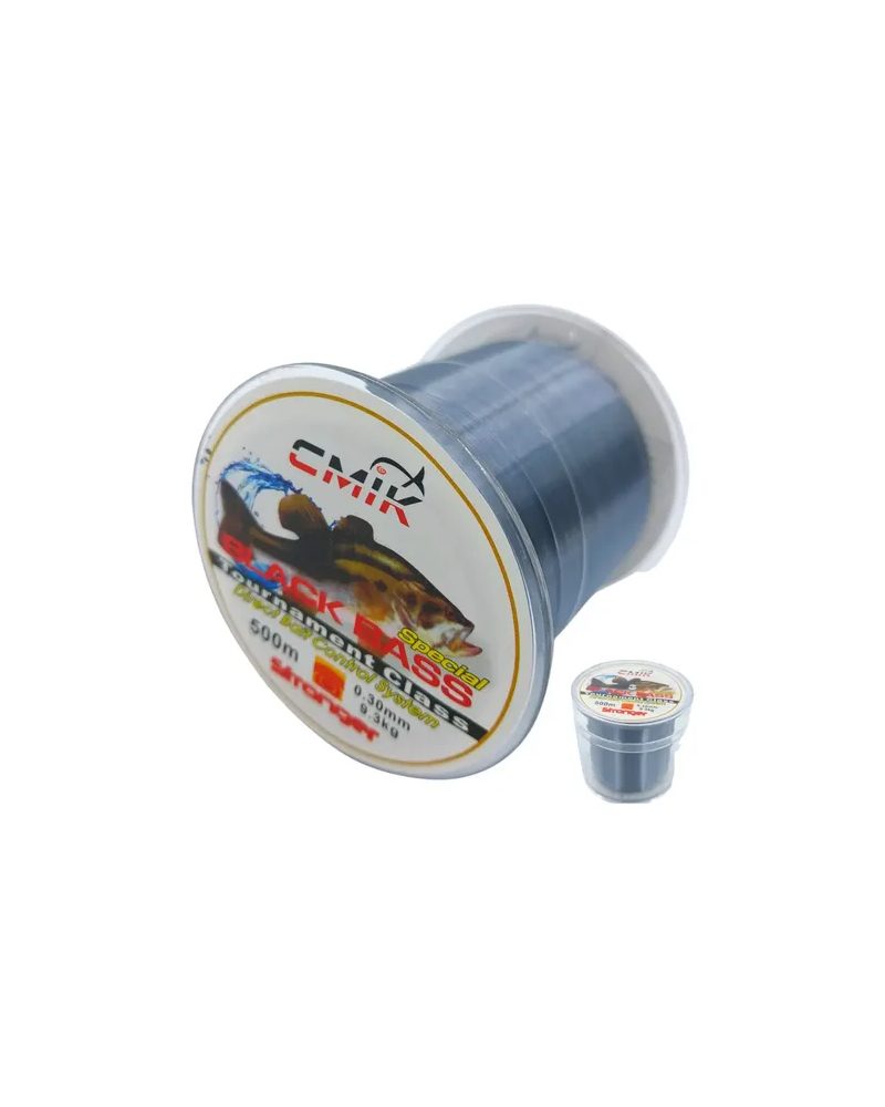 Linha Para Pesca CMIK 500m 0,20 Cinza - foto 1