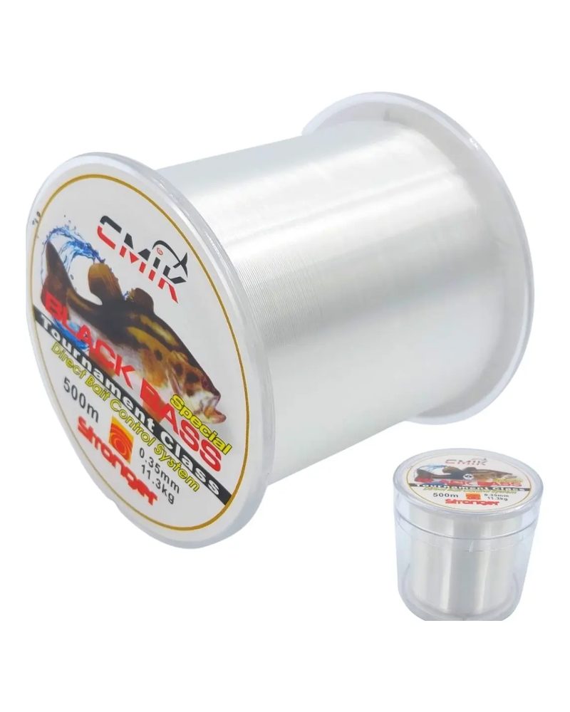 Linha Para Pesca CMIK 500m 0,20 Transparente - foto 1
