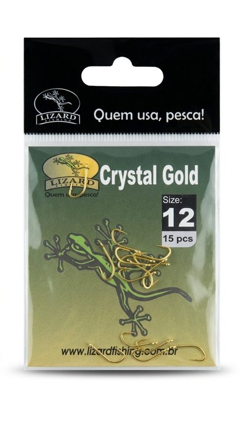 Anzol Lizard Nº12 M. Dourado C/Farpa