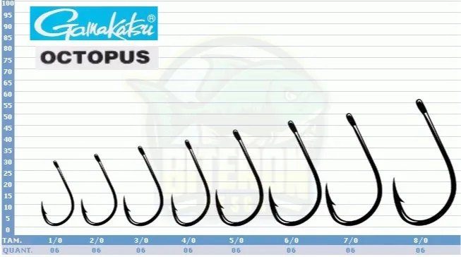 Anzol Gamakatsu Nº6 C/Farpa - foto 3