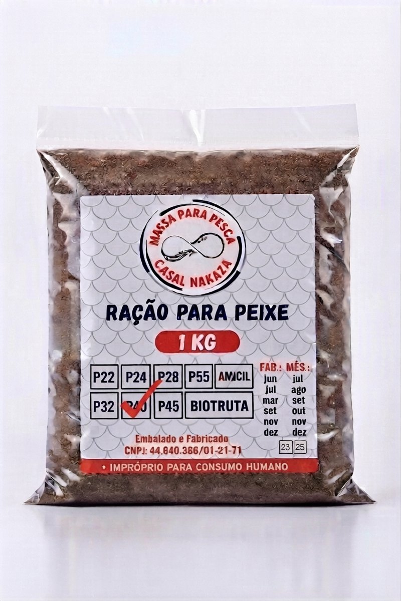 Ração para Peixe P40 1KG