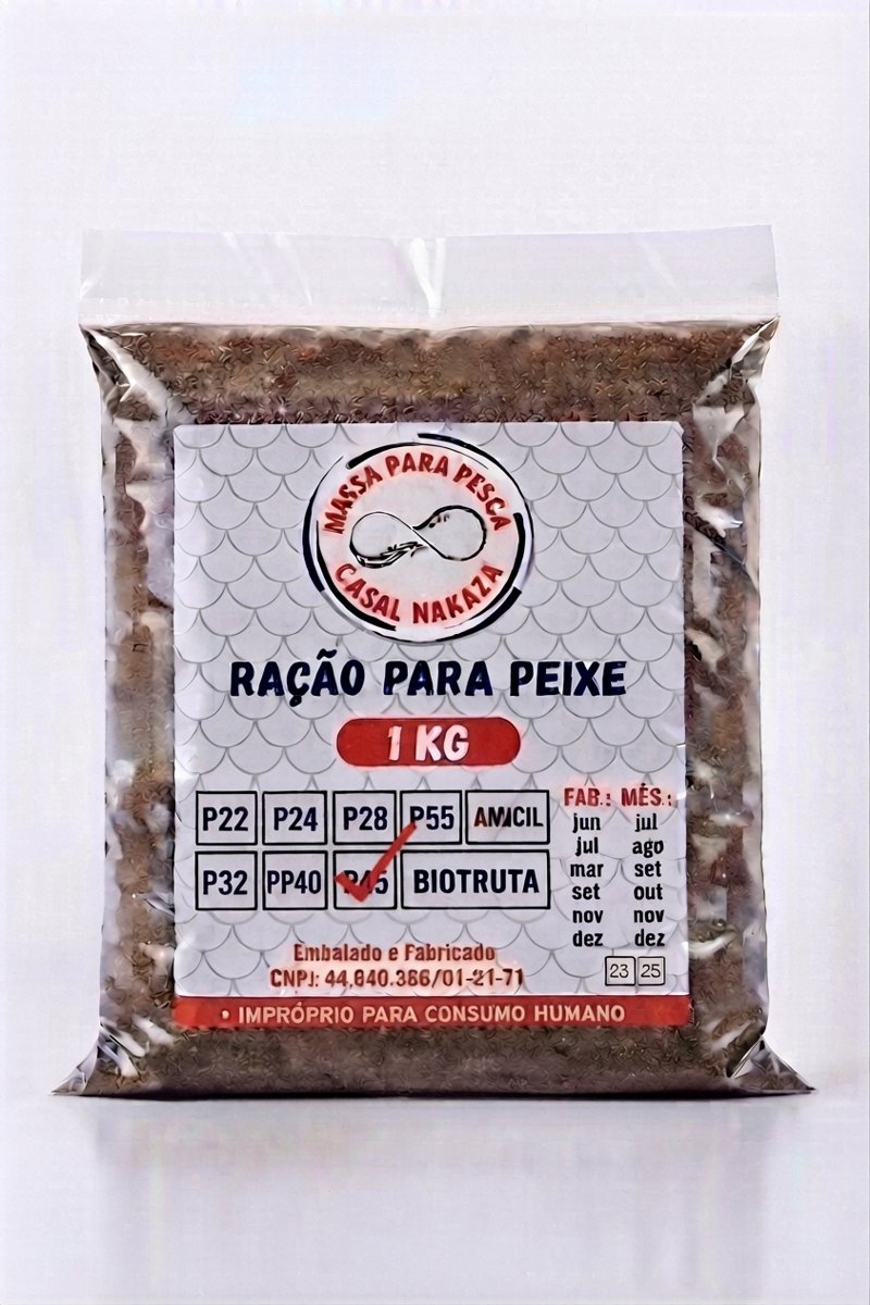 Ração para Peixe P45 1KG