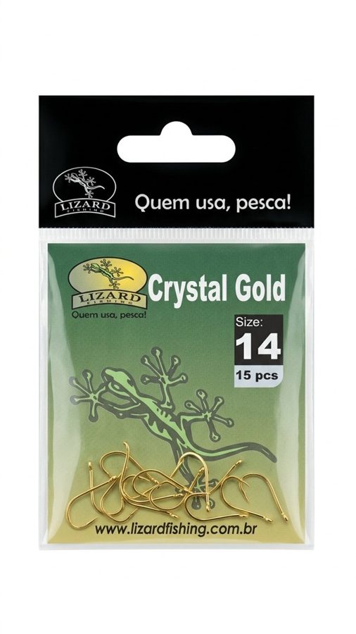 Anzol Lizard Nº14 M. Dourado C/Farpa