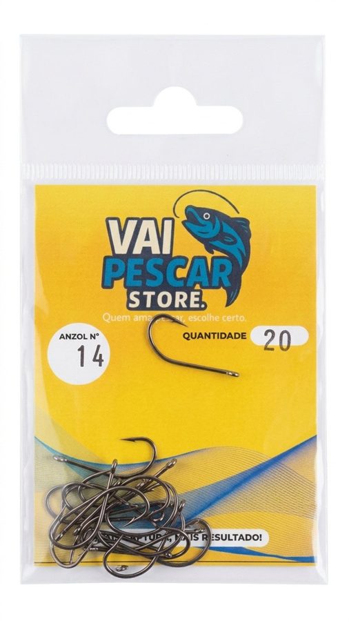 Anzol V. Pescar Nº14 Maruseigo Nickel C/Farpa