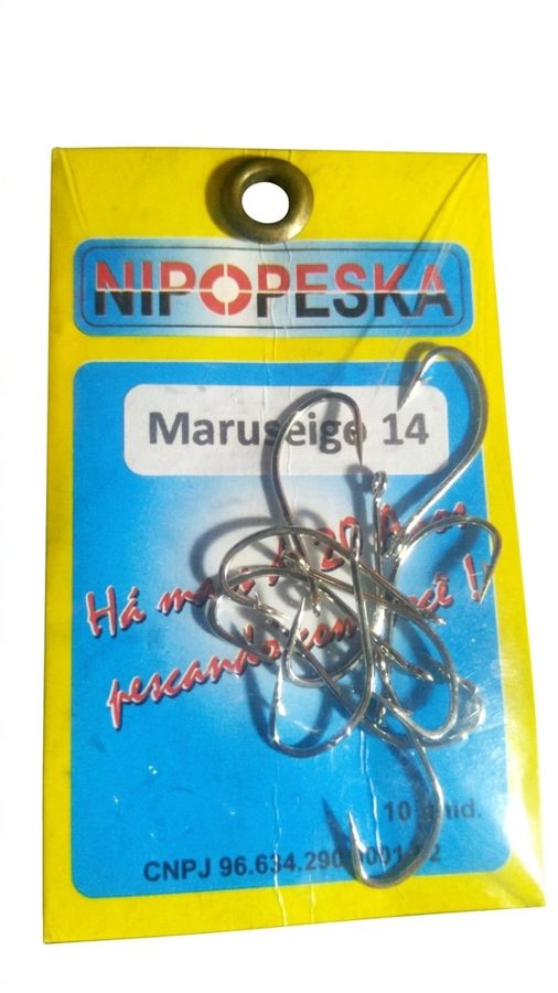 Anzol Maruseigo Nipopesca Nº14 C/Farpa