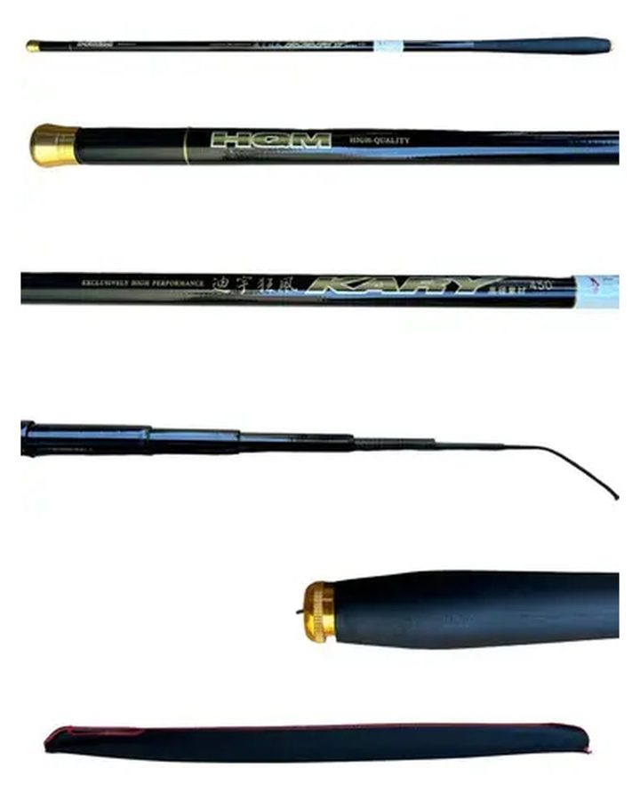 Vara de Pesca 100% Carbono VIP 5,40 MT - foto 2
