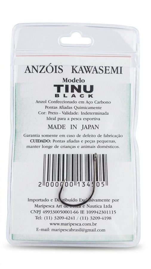 Anzol Tinu Black Nº4 C/Farpa - foto 2