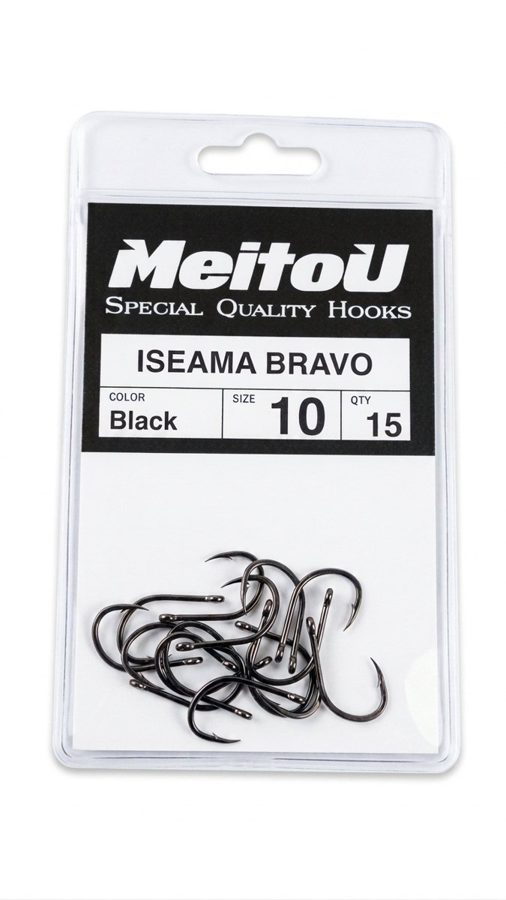 Anzol Iseama Meitou Nº10 Black C/Farpa