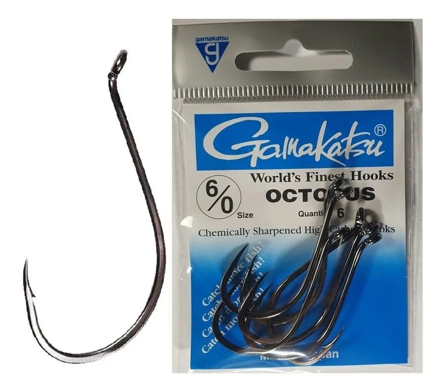 Anzol Gamakatsu Nº6 C/Farpa - foto 1